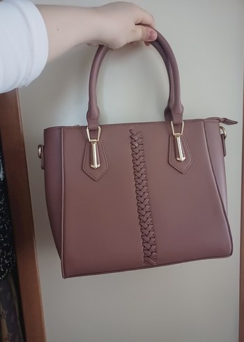 DERIMOD Bej Deri Kadın Omuz Çantası - Görsel 3