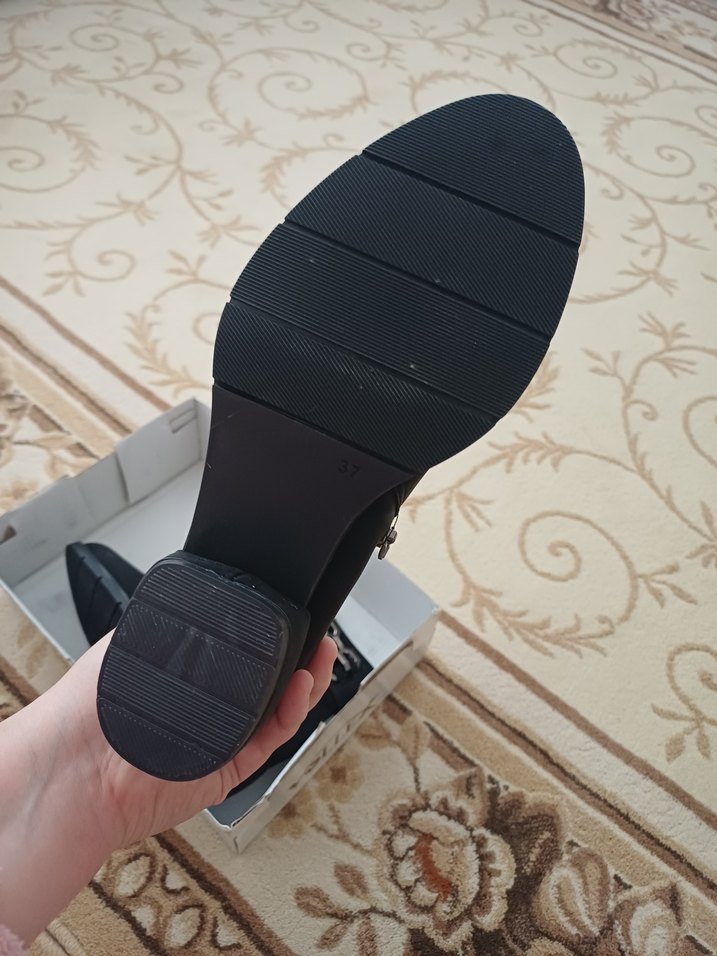 Siyah Süet Tokalı Kadın Topuklu Bot - Görsel 3