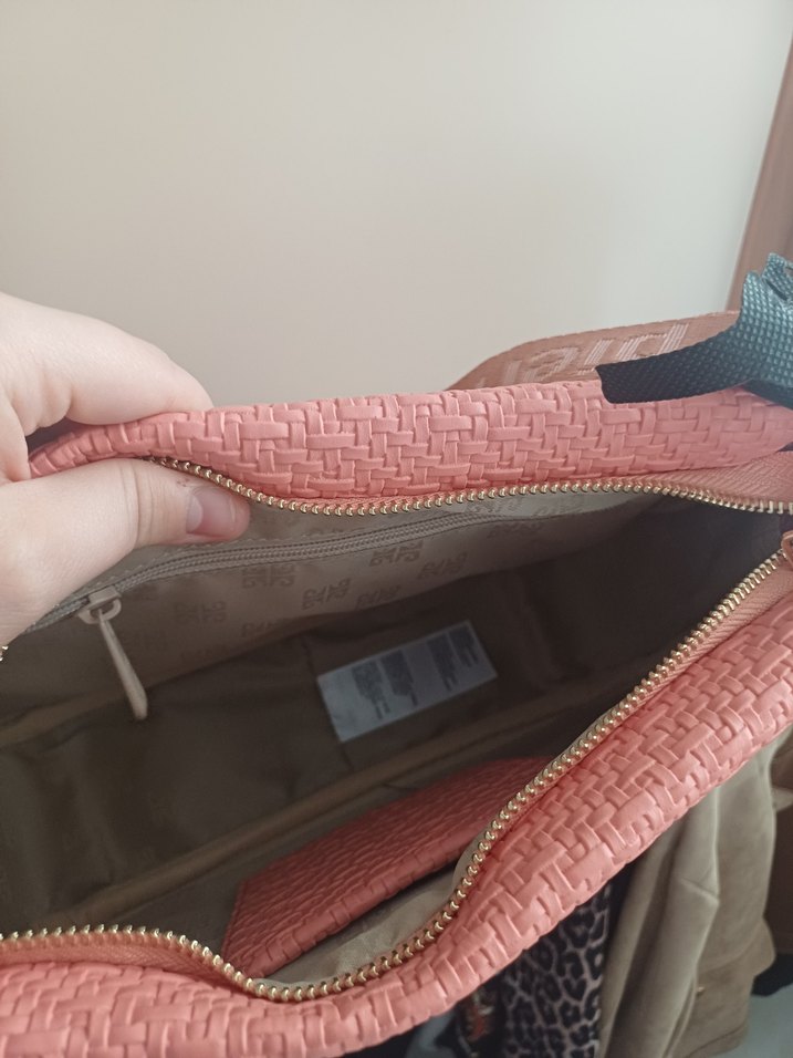 Pierre Cardin Pembe Kadın Bel Detaylı Omuz Çantası - Görsel 5