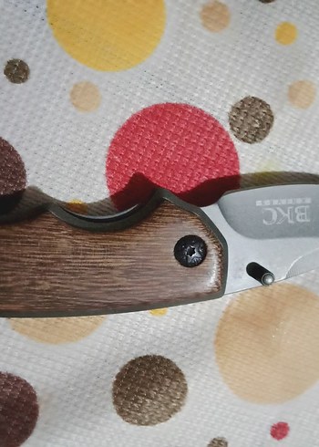 Kahverengi Ahşap Saplı Katlanır Çakı - Görsel 3