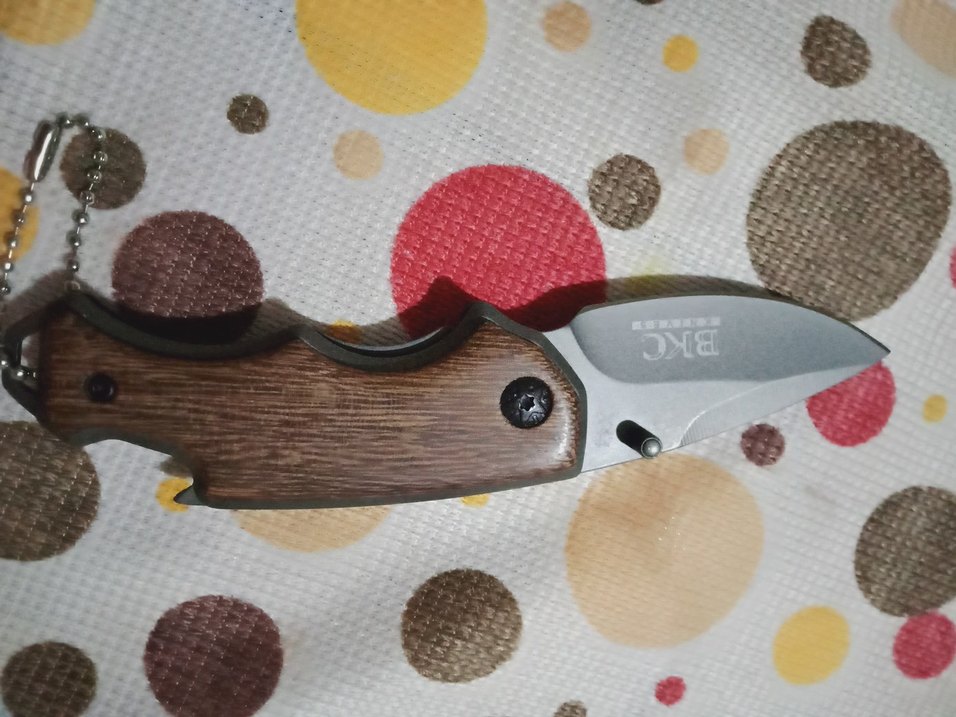 Kahverengi Ahşap Saplı Katlanır Çakı - Görsel 3