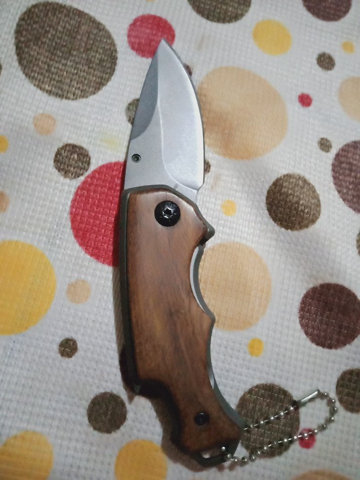 Kahverengi Ahşap Saplı Katlanır Çakı - Görsel 4