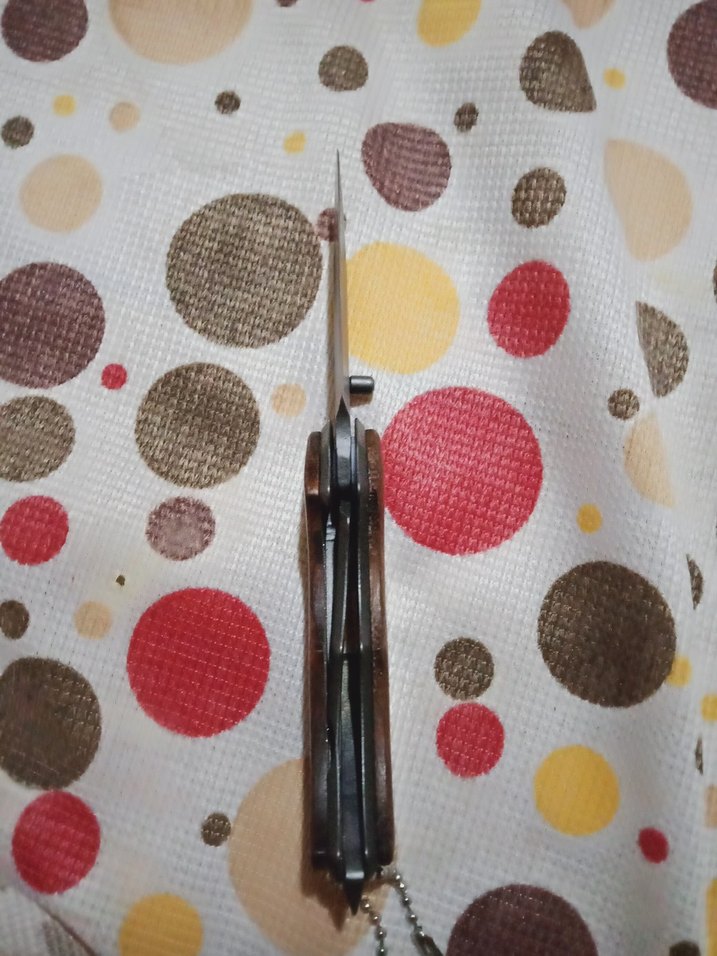 Kahverengi Ahşap Saplı Katlanır Çakı - Görsel 5