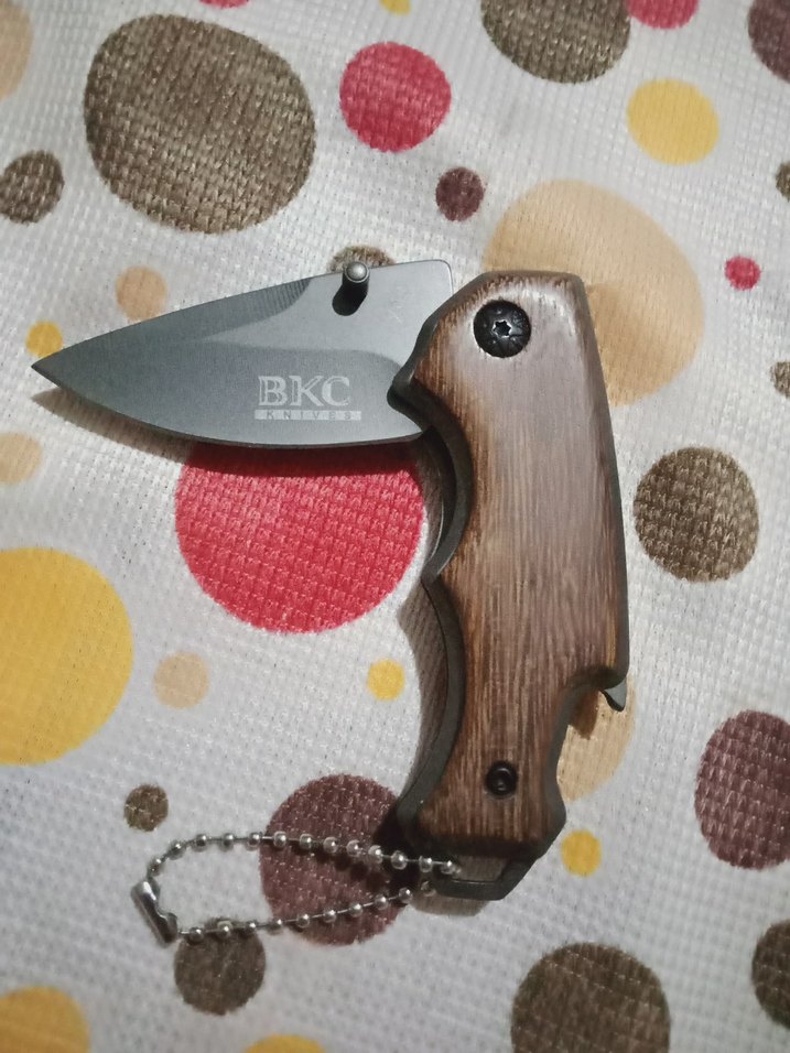 Kahverengi Ahşap Saplı Katlanır Çakı - Görsel 2