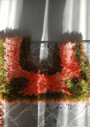 Renkli Nakışlı Banyo Paspası Seti - Görsel 3