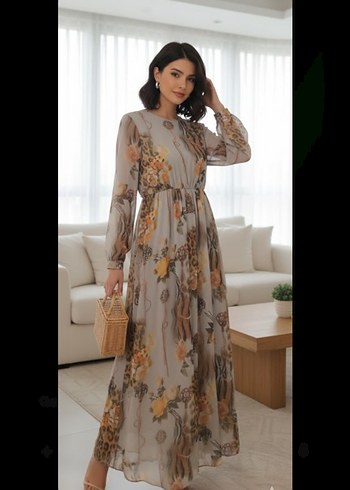 uzun elbise - Görsel 4