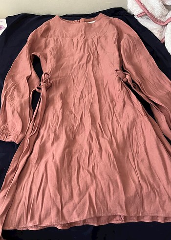 Pembe Keten Tunik, Elbise