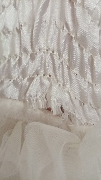 Çocuk beyaz elbise - Görsel 3