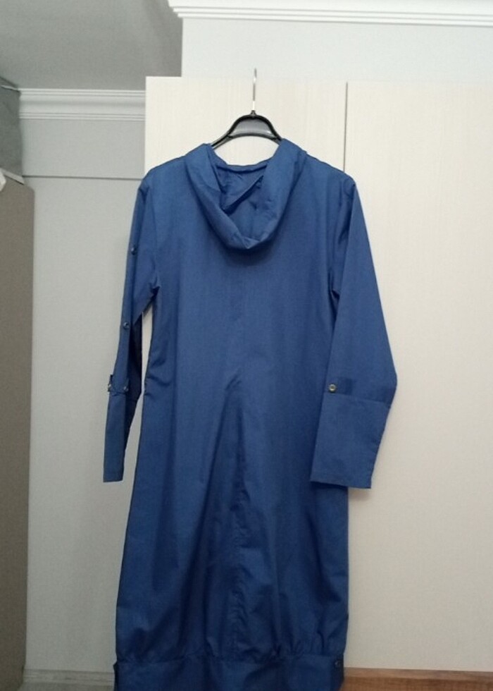 Lacivert kadın pardüse - Görsel 2