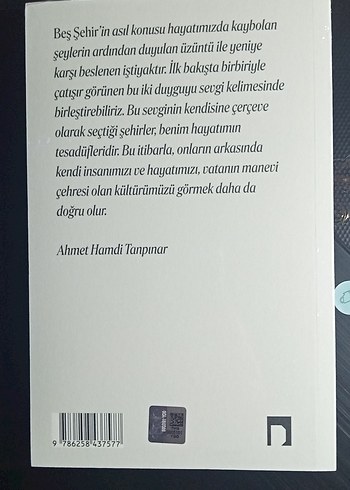 Beş Şehir - Ahmet Hamdi Tanpınar