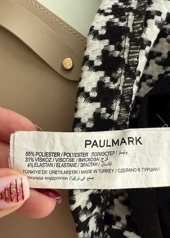 Paul Mark Kazayağı Desenli Midi Etek - Görsel 5