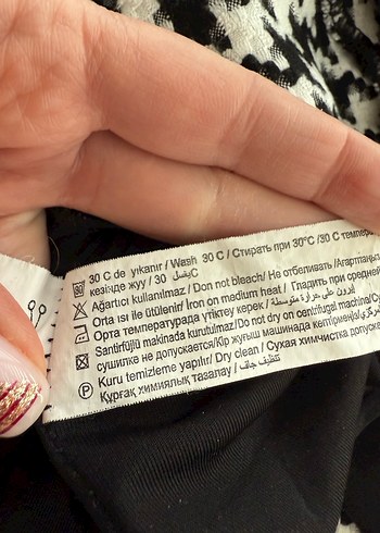 Paul Mark Kazayağı Desenli Midi Etek - Görsel 6