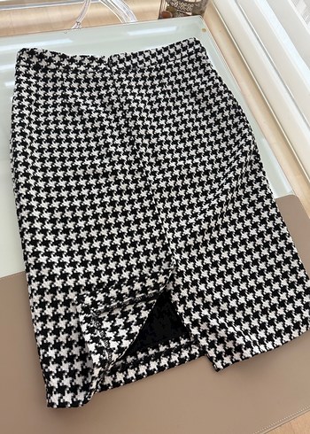 Paul Mark Kazayağı Desenli Midi Etek - Görsel 2