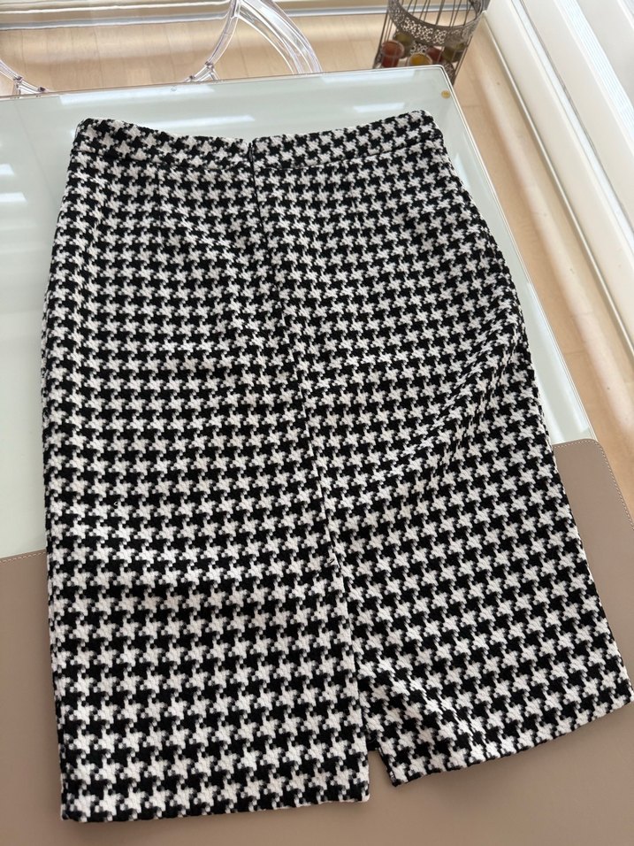 Paul Mark Kazayağı Desenli Midi Etek - Görsel 3