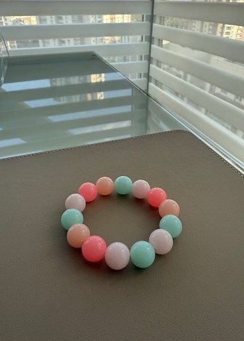 Pastel Renkli Boncuk Bileklik - Görsel 5