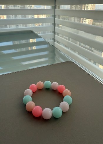 Pastel Renkli Boncuk Bileklik - Görsel 6