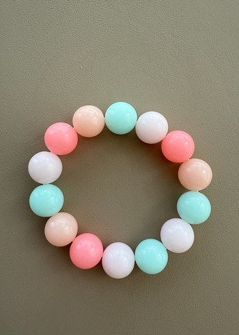 Pastel Renkli Boncuk Bileklik - Görsel 4