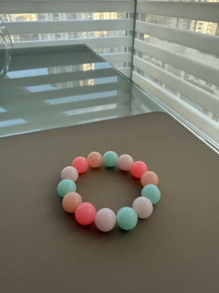 Pastel Renkli Boncuk Bileklik - Görsel 5