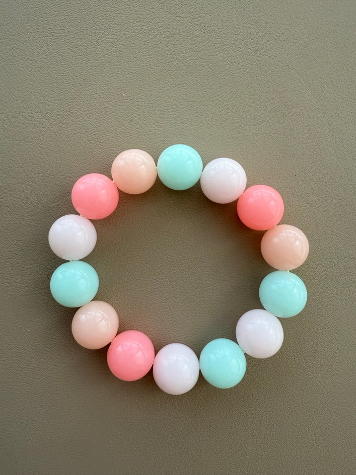 Pastel Renkli Boncuk Bileklik - Görsel 4