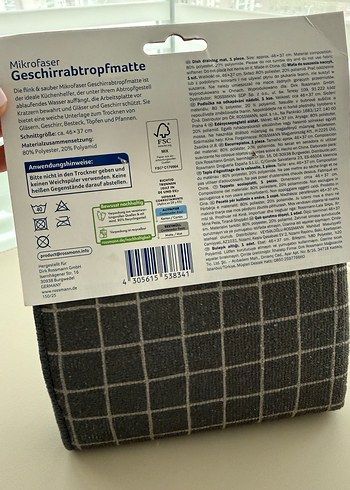 Flink & Sauber Bulaşık Kurutma Matı - Görsel 5