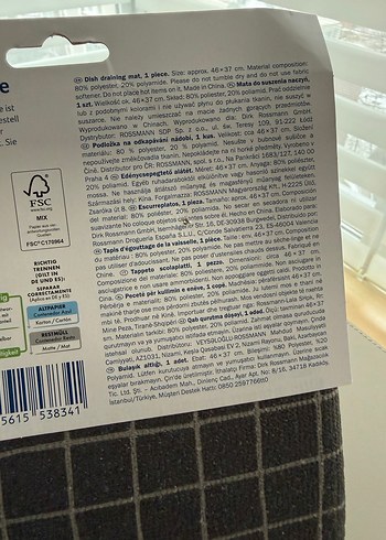 Flink & Sauber Bulaşık Kurutma Matı - Görsel 4