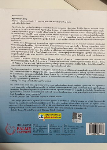 Algoritmalara Giriş - Palme Yayınevi - Görsel 2