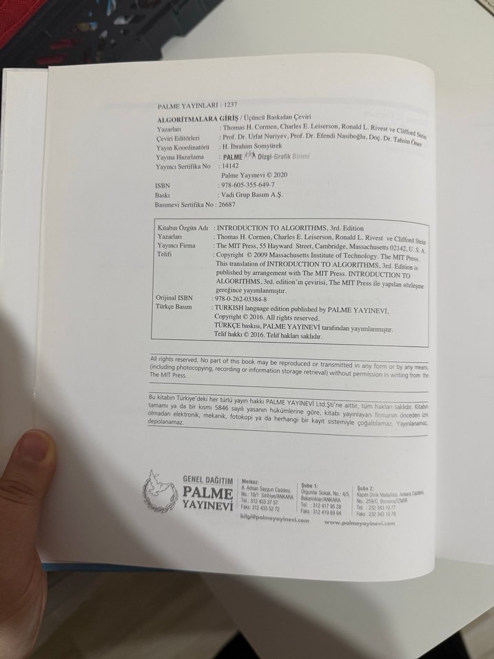 Algoritmalara Giriş - Palme Yayınevi - Görsel 3