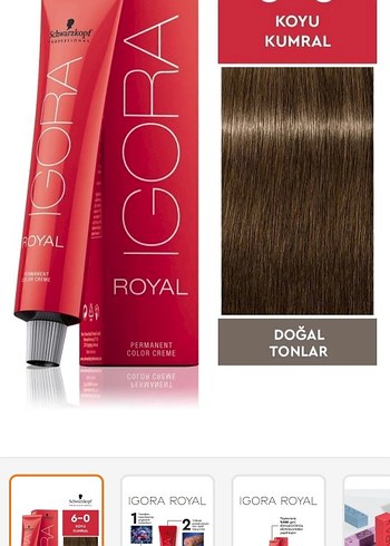 Igora Royal Koyu Kumral Saç Boyası 6