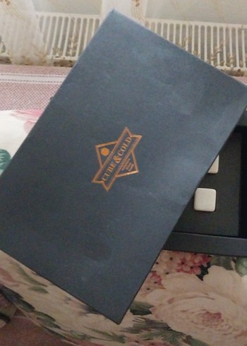 siyah ve beyaz buz küpü taşı - Görsel 4