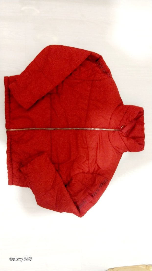 Bordo Parlak Kolsuz Kadın Kışlık Mont LC Waikiki - Görsel 2