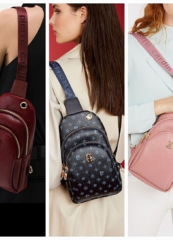 Beden pembe Renk Pierre Cardin Askılı Çanta pembe