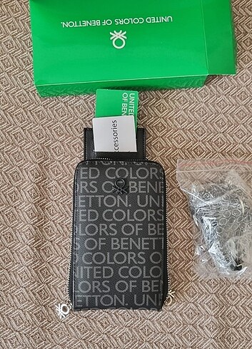 Benetton Benettpn çapraz canta, cüzdan