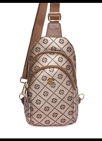 Beden camel Renk Fossil çapraz canta bronz