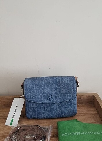 Beden Benetton Askılı Çanta mavi