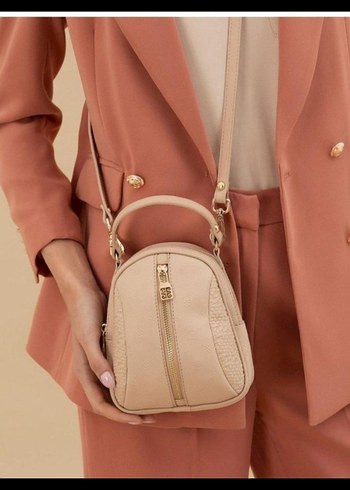 Pierre Cardin bej Kadın Çapraz Çanta