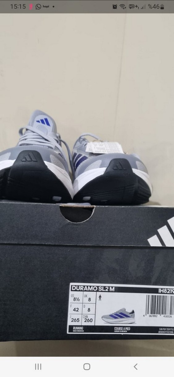 ADIDAS Gri Erkek Spor Ayakkabısı 42 NO - Görsel 2