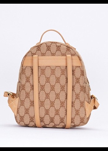 Pierre Cardin Gri Baskılı Kadın Sırt Çantası - Görsel 3