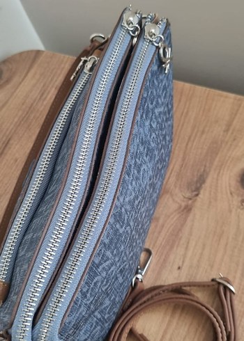 Benetton Baskılı Kot Kadın Çapraz Çanta - Görsel 3