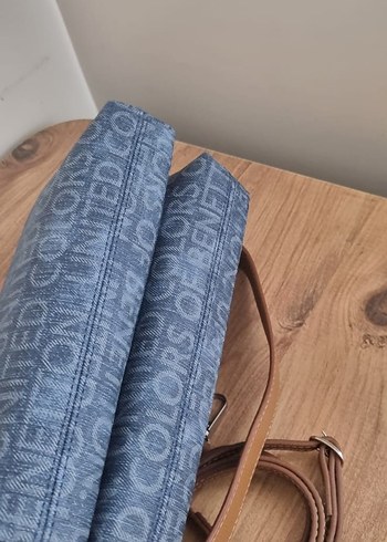 Benetton Baskılı Kot Kadın Çapraz Çanta - Görsel 4