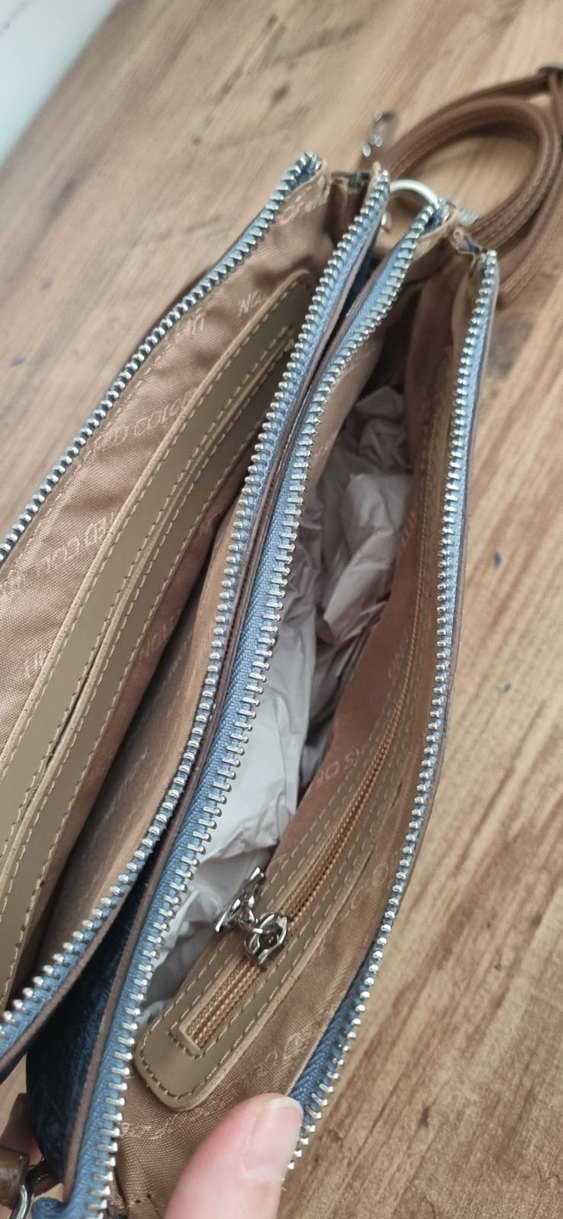 Benetton Baskılı Kot Kadın Çapraz Çanta - Görsel 5