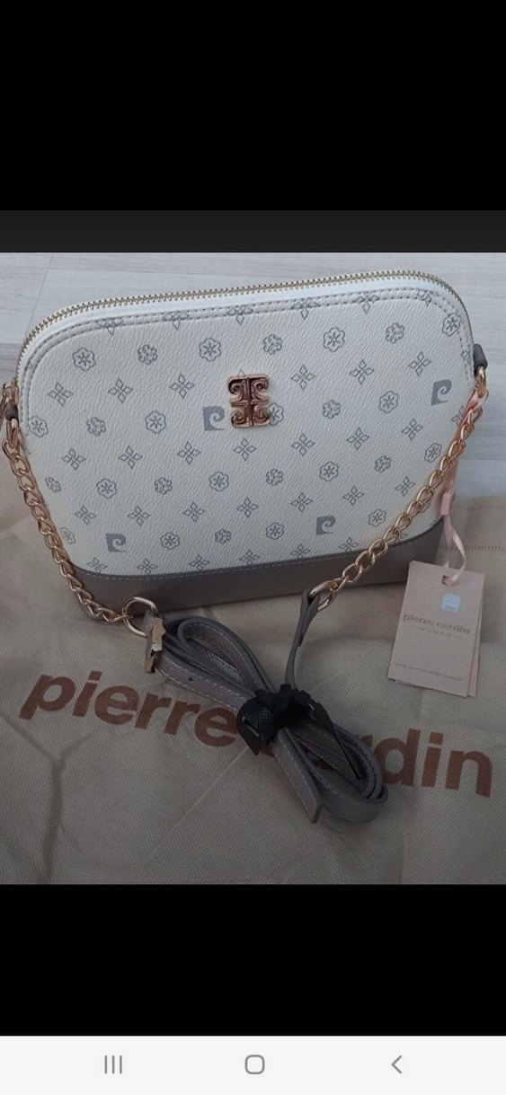 PİERRE CARDİN ASKILI ÇANTA BEYAZ - Görsel 4