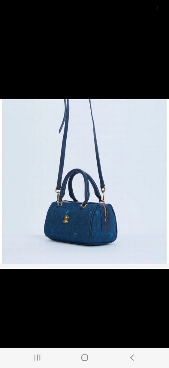 PIERRE CARDIN Mavi Denim Fermuarlı Kadın Çanta - Görsel 2