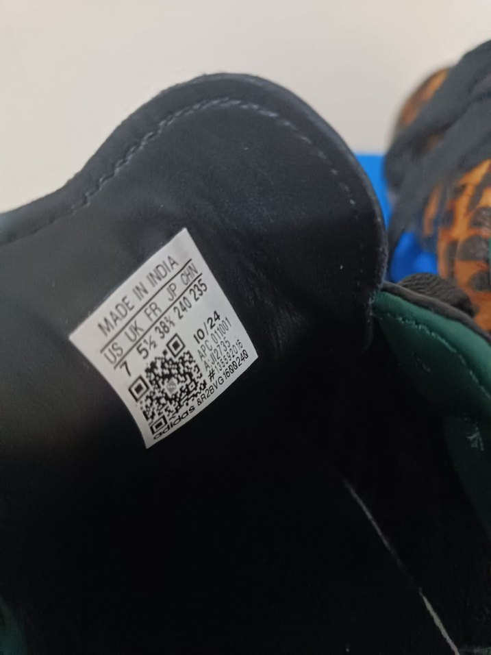 ADIDAS SAMBA 38.5 Kadın Kahverengi Leopar Desenli Süet Sneaker - Görsel 4