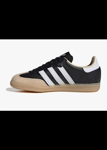 Siyah Beyaz Çizgili Adidas Samba Sneakers 38 - Görsel 3