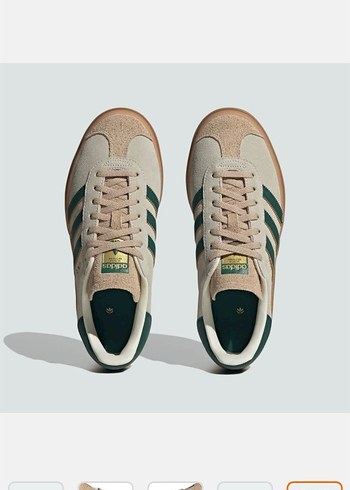 Adidas Adidas Gazella Bej Platform Topuklu Kadın Spor Ayakkabı 39 no