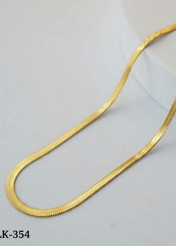 Accessorize  Celik 60cm Altin Yilan Zincir Kolye Sikligin Sade Dokunusu