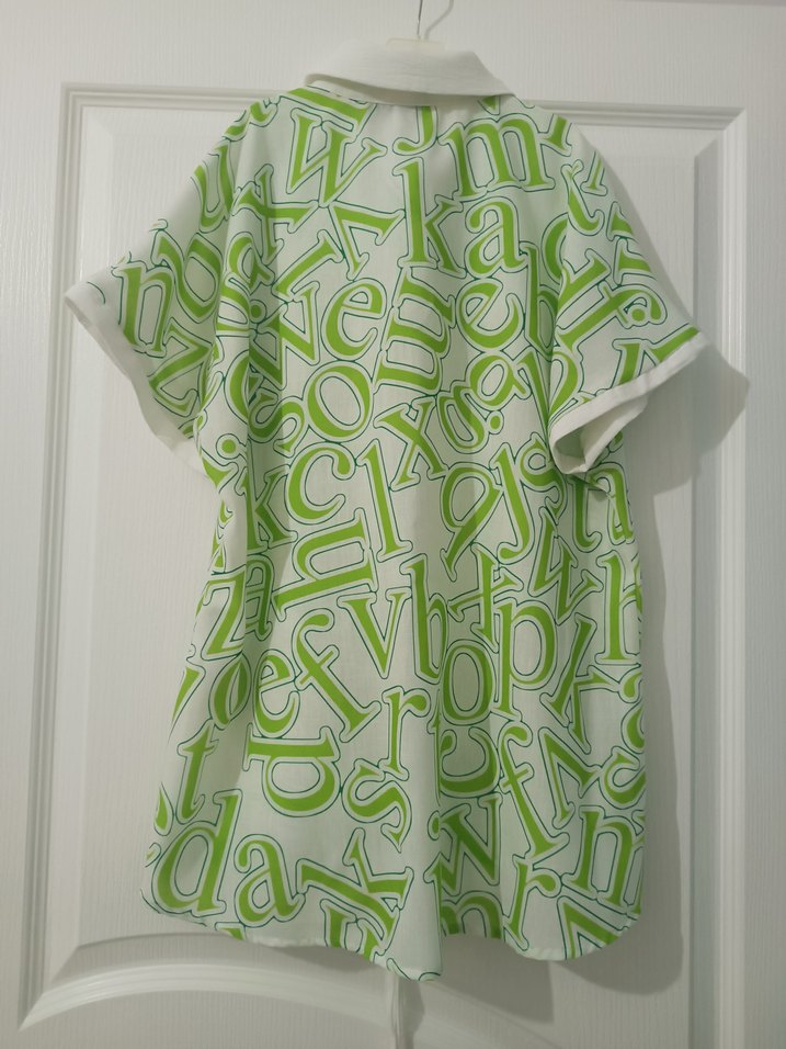 yeşil kısa kollu gömlek - Görsel 2