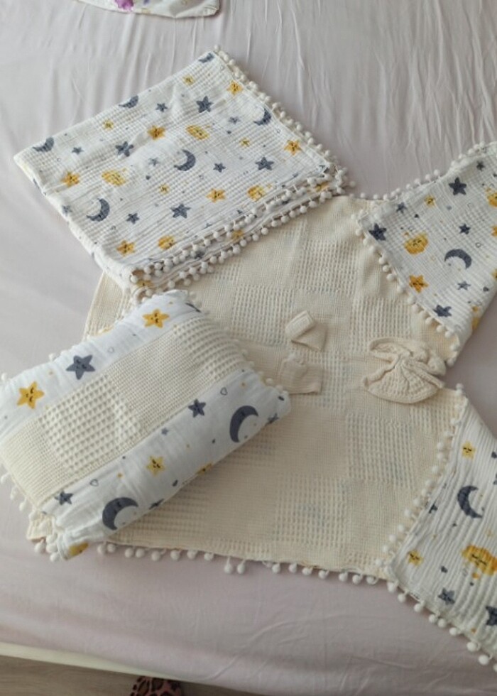 Pikeli puset örtü seti - Görsel 2