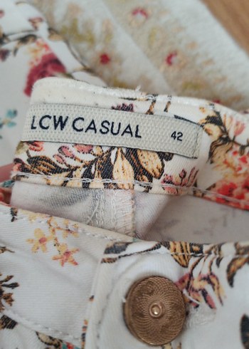 Çiçek Desenli Bohem Kadın Kumaş Pantolon - Görsel 2