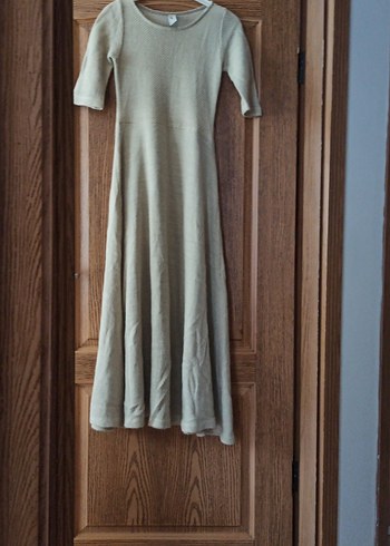 Bej triko Uzun Elbise, - Görsel 2